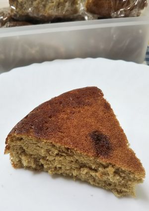 焼き型不要 米粉の黒糖スポンジケーキ-レシピのメイン写真