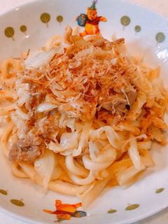 レンジで時短、醤油オイスターの焼きうどん-レシピのメイン写真