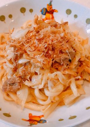 レンジで時短、醤油オイスターの焼きうどん-レシピのメイン写真