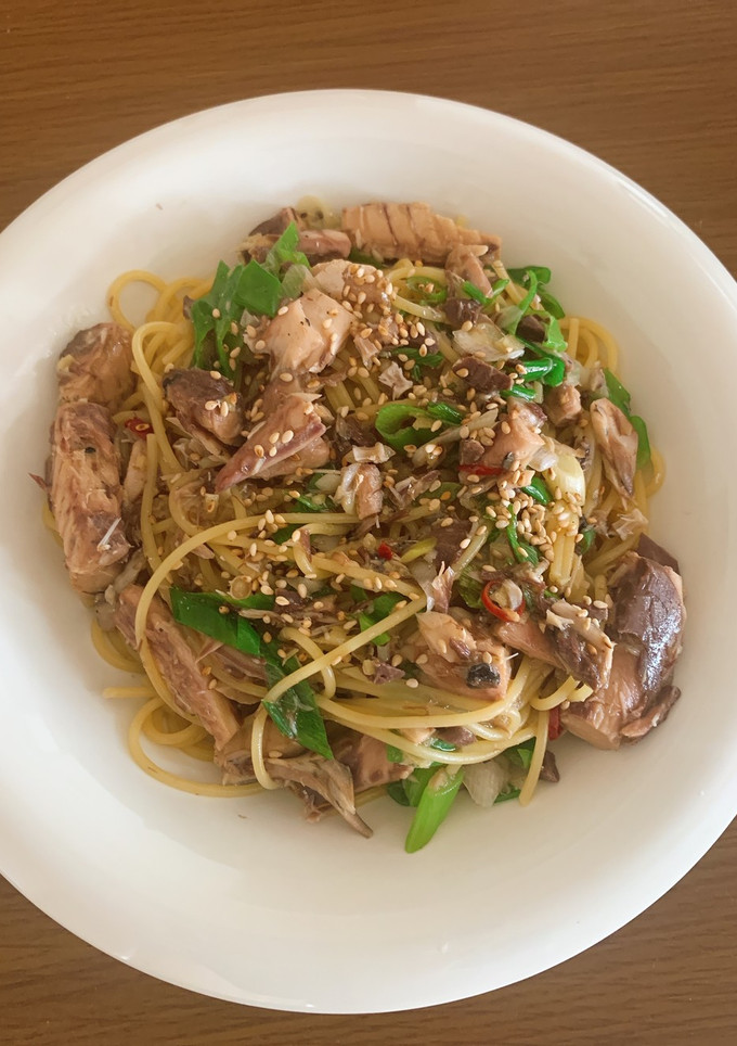 鯖の水煮缶で簡単☆和風パスタ-レシピのメイン写真