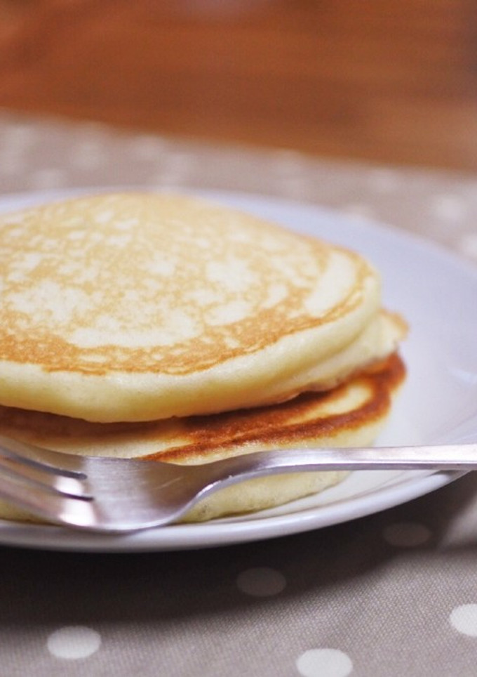 HM不要☆カルピスでパンケーキ-レシピのメイン写真