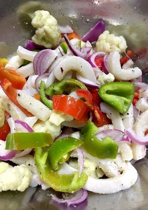 イカと野菜の酢漬け-レシピのメイン写真