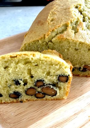 黒豆と青汁（抹茶）しっとりパウンドケーキ-レシピのメイン写真