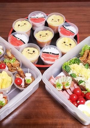 運動会　お弁当2019　おかず　ポケモン-レシピのメイン写真