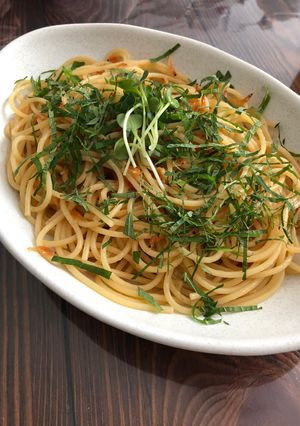 バター香る小エビ和風パスタサムライレシピ-レシピのメイン写真