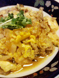 卵でとじて★ガツンと豚丼^V^!!-レシピのメイン写真