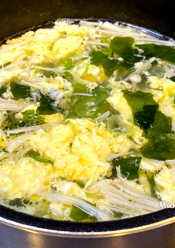 わかめとたまごのスープ(^^)♡-レシピのメイン写真