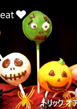 本場アメリカのハロウィン ケーキポップ-レシピのメイン写真