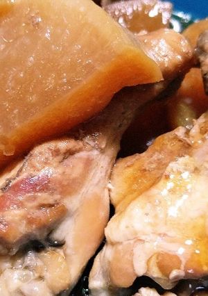 圧力鍋15分で手羽元と大根の煮物-レシピのメイン写真