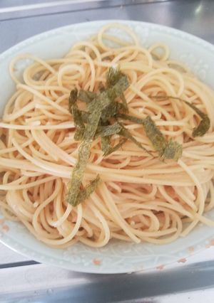 ガス不使用のいつでも生たらこパスタ-レシピのメイン写真