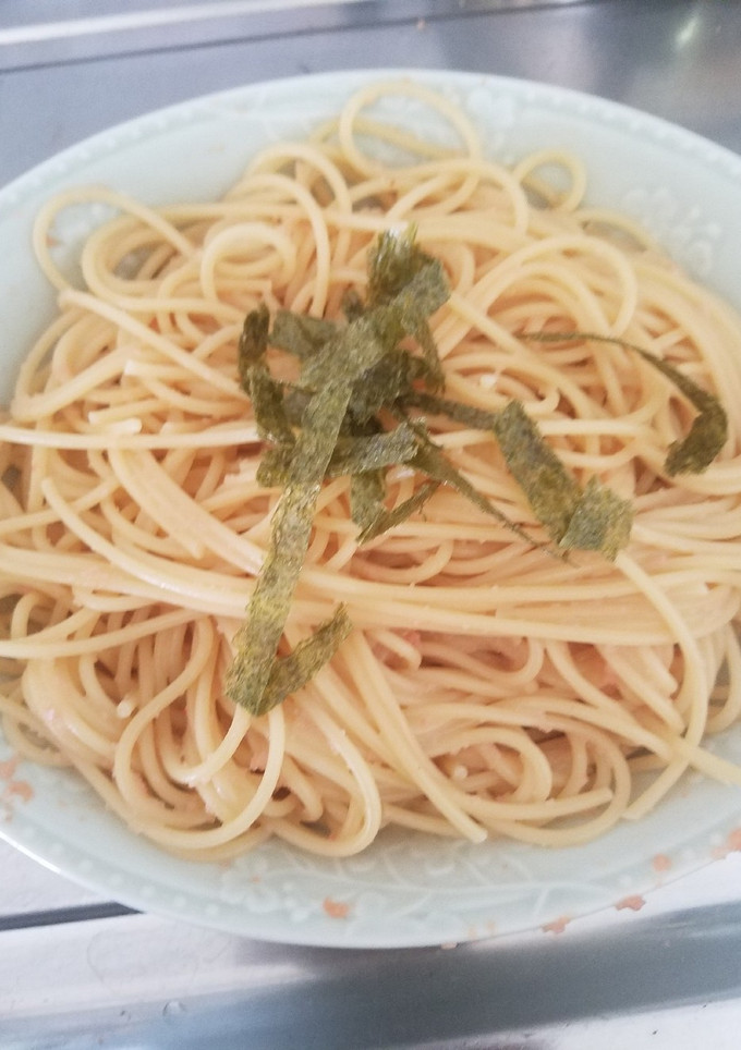 ガス不使用のいつでも生たらこパスタ-レシピのメイン写真