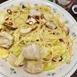 鮭白子パスタ