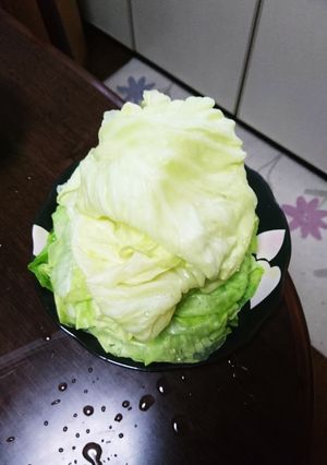 ロールキャベツ用のキャベツのはがし方-レシピのメイン写真