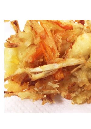 鶏とゴボウのかき揚げ（みつせ鶏フレーク）-レシピのメイン写真