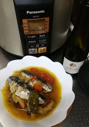 【圧力鍋】イワシのワイン煮-レシピのメイン写真