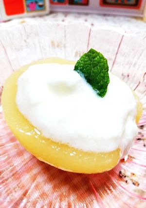 憧れピーチヨーグルト-レシピのメイン写真