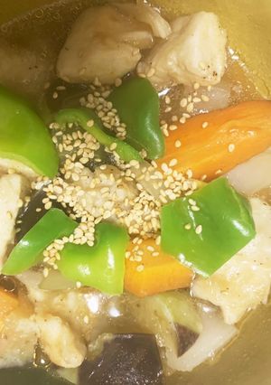 全てレンジ胸肉と根菜の南蛮漬け風-レシピのメイン写真