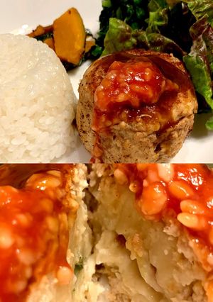 簡単!たこ焼きハンバーグ-レシピのメイン写真