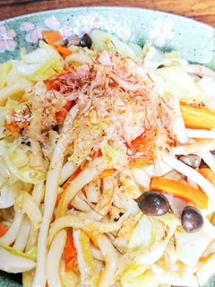 野菜たっぷり肉無し焼きうどん-レシピのメイン写真