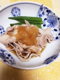 オクラと豚肉のおろしポン酢-レシピのメイン写真
