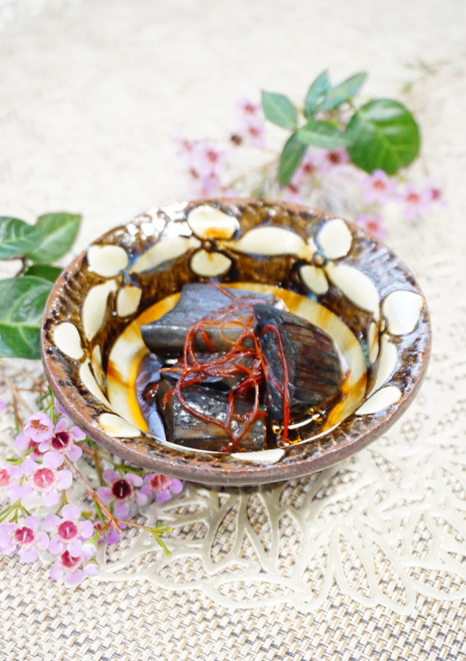私の【揚げ焼き茄子の煮浸し】-レシピのメイン写真
