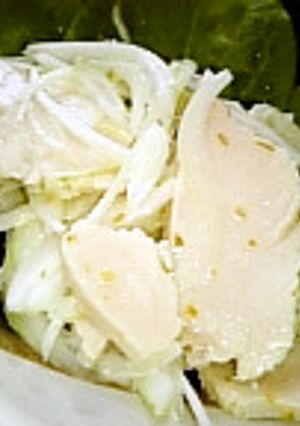 鶏ハムとタマネギの柚子胡椒マヨ和え-レシピのメイン写真