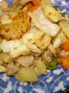 ガレット風野菜炒め(じゃがいも入り)-レシピのメイン写真
