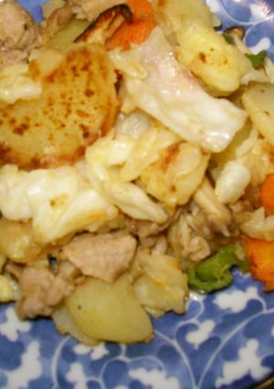 ガレット風野菜炒め(じゃがいも入り)-レシピのメイン写真