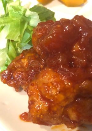 旨辛簡単♪給食のヤンニョムチキン-レシピのメイン写真