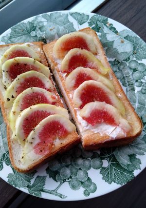 2種類の無花果トースト-レシピのメイン写真