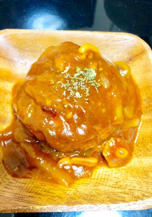 煮込みハンバーグ-レシピのメイン写真