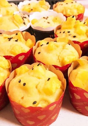 さつまいもカップケーキ-レシピのメイン写真