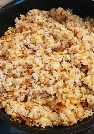 昼食に！ひき肉チャーハン-レシピのメイン写真