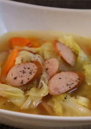 ごろごろ野菜のコンソメスープ-レシピのメイン写真