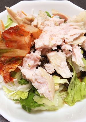 低糖質麺でダイエット③冷麺風-レシピのメイン写真