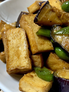 肉なし簡単 茄子と厚揚げのオイスター炒め-レシピのメイン写真