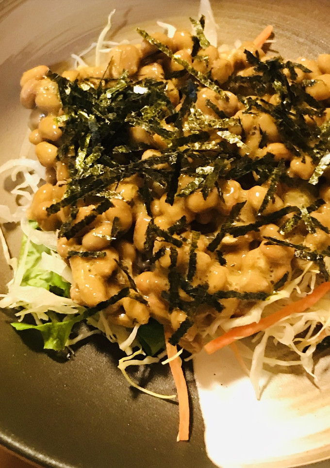 毎日の納豆●ちょこっととりわけ和風サラダ-レシピのメイン写真