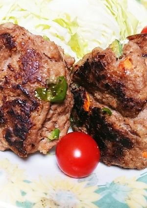 ハンバーグの素でオリジナルハンバーグ-レシピのメイン写真