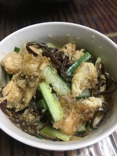 鶏むね肉ときゅうりの和え物-レシピのメイン写真