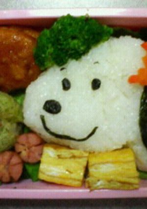 キャラ弁☆スヌーピー-レシピのメイン写真