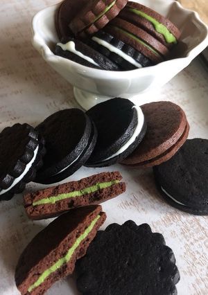 しっとりほろ苦い♪チョコサンドクッキー-レシピのメイン写真