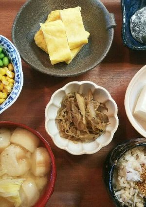 朝ごはん!おでんの残り汁 炊き込みご飯-レシピのメイン写真