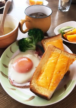 取り分けらくちんベーコンエッグ-レシピのメイン写真