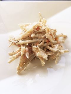 みつせ鶏 蒸し鶏とごぼうのサラダ-レシピのメイン写真