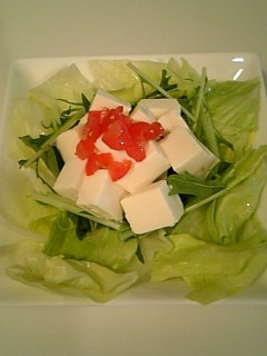 お豆腐サラダ+゜-レシピのメイン写真