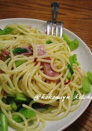 ☆大根の葉で節約簡単パスタ☆-レシピのメイン写真