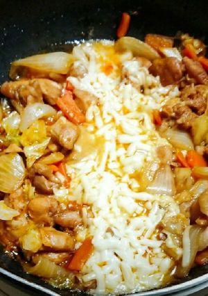 フライパンで作る！チーズタッカルビ-レシピのメイン写真