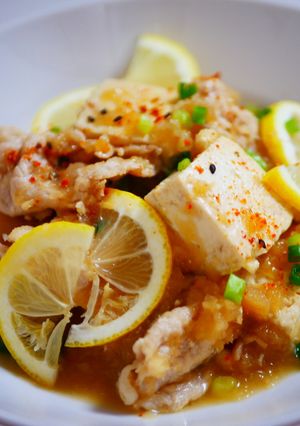 おろしダレでさっぱり♪レモン肉豆腐-レシピのメイン写真