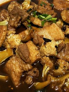 カリフラワーと豚肉の醤油炒め-レシピのメイン写真
