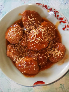 肉団子の甘酢あんかけ-レシピのメイン写真
